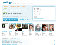 english korean french learn conversation free exchange